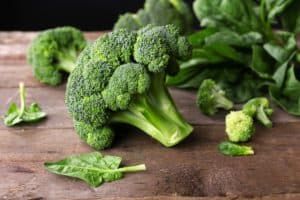 Brokkoli und Spinat bei Sodbrennen